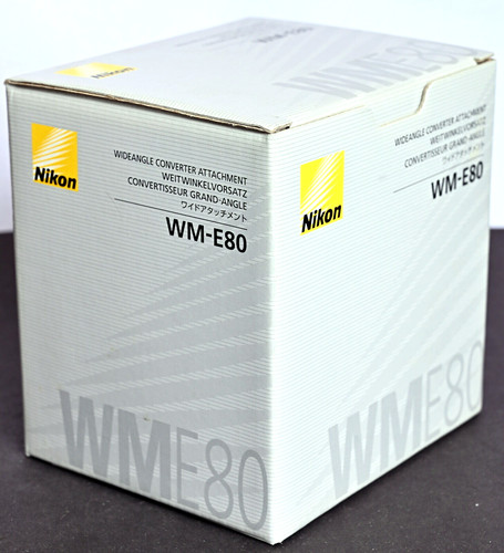 Nikon e80 wide converter - wide,